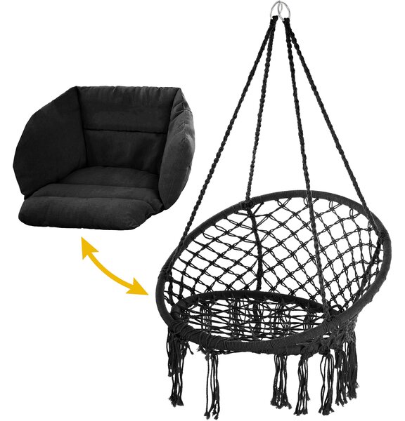 Aga Závěsné křeslo MR4510Bl Black