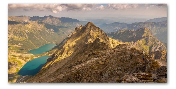 Fotoobraz na skle Mořské oko Tatry osh-144883679