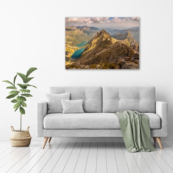 Fotoobraz na skle Mořské oko Tatry osh-144883679