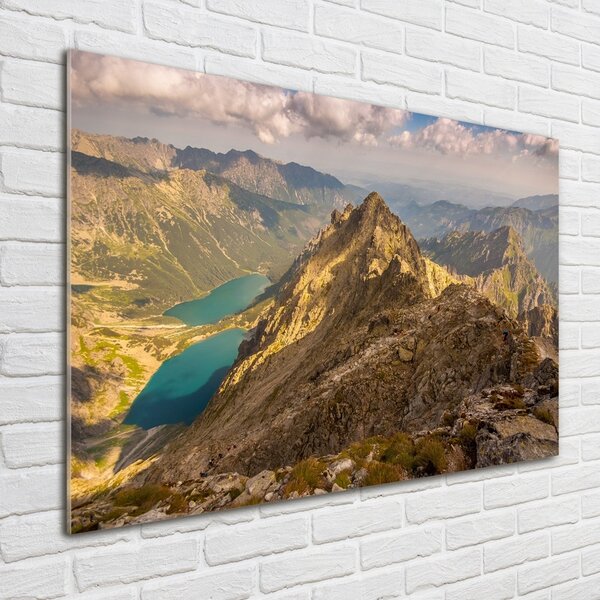 Fotoobraz na skle Mořské oko Tatry osh-144883679
