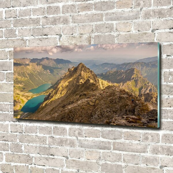 Fotoobraz na skle Mořské oko Tatry osh-144883679