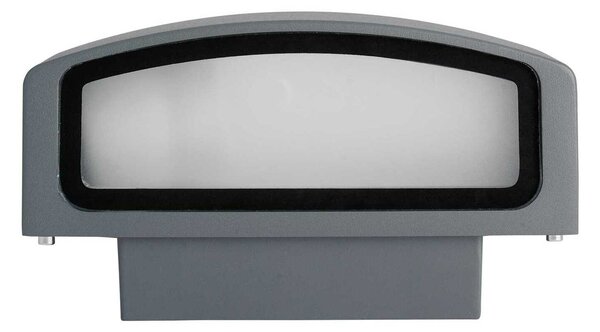 Venkovní nástěnné svítidlo Ideal Lux Andromeda AP1 grigio 158822 šedé 22cm IP55