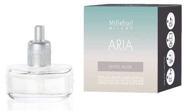 Millefiori Milano - náplň do elektrického difuzéru ARIA, White Musk (Bílé pižmo)