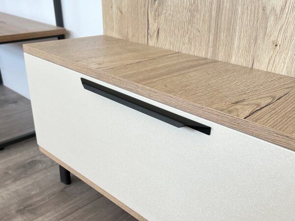 In-Design Nábytková úchytka Navan černá matná struktura Rozteč úchytky (mm): 32