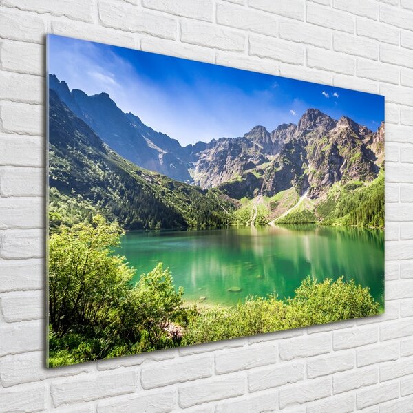 Foto obraz fotografie na skle Mořské oko Tatry osh-148762187