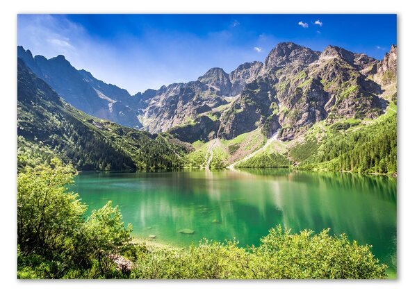 Foto obraz fotografie na skle Mořské oko Tatry osh-148762187