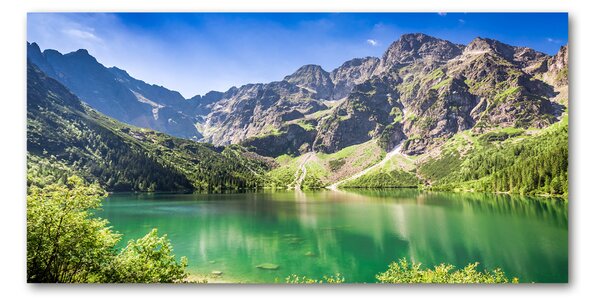 Foto obraz fotografie na skle Mořské oko Tatry osh-148762187