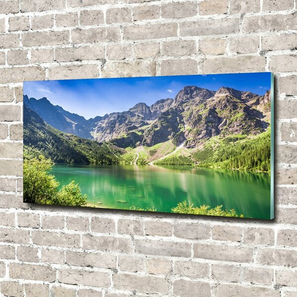 Foto obraz fotografie na skle Mořské oko Tatry osh-148762187