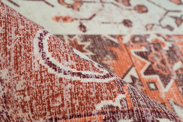 BĚHOUN, 80/150 cm, vícebarevná, terracotta - Online Only koberce & rohožky, Online Only
