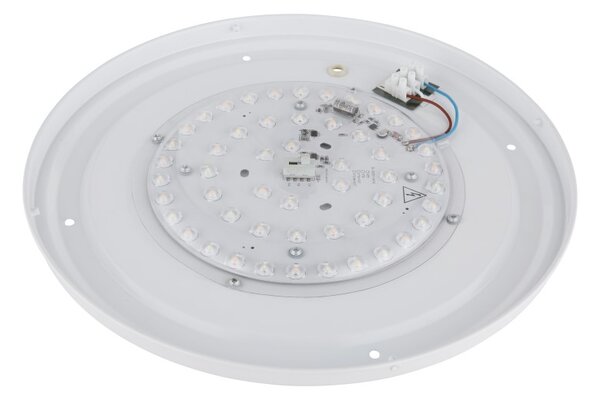 GLOBO 48036-24 FLORDELIS stropní svítidlo D380mm LED 24W 3022/968lm 3000+4000+6000K bílá, chromová, switchdimmer