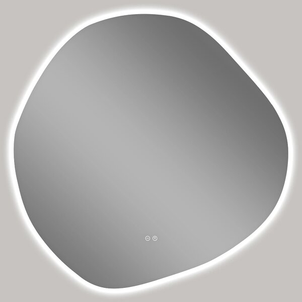 Koupelnové LED zrcadlo Granio - Ø 80 cm