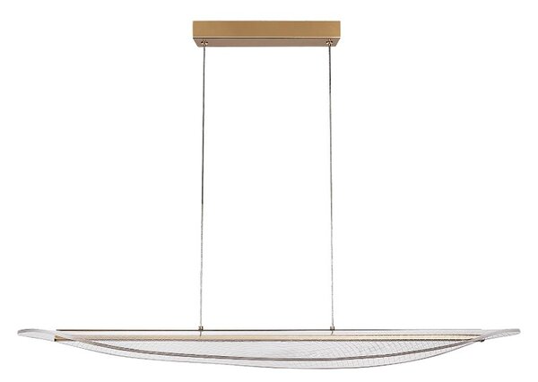 RABALUX 72413 Zofrael závěsné svítidlo LED 32W/4050/2450lm 3000K zlatá, průhledná
