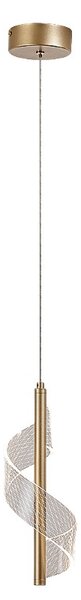 RABALUX 72414 Zofrael závěsné svítidlo D130mm LED 6W/950/550lm 3000K zlatá, průhledná