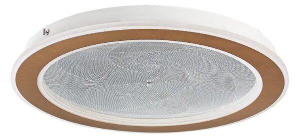 RABALUX 71281 Efrael stropní svítidlo D400mm LED 24W/2600/1700lm 3000-6500K zlatá, průhledná, stmívatelné, dálkový ovladač
