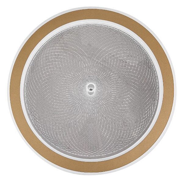 RABALUX 71282 Zofrael stropní svítidlo D510mm LED 34W/3900/2400lm 3000-6500K zlatá, průhledná, stmívatelné, dálkový ovladač
