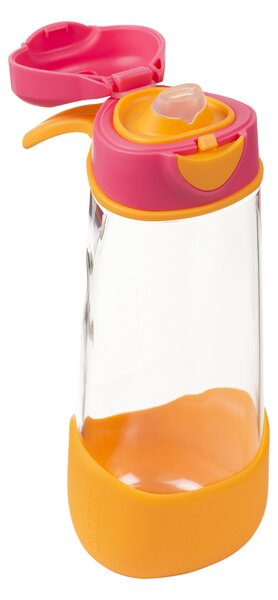 Sportovní láhev na pití, 600ml, b.box, růžovo/oranžová