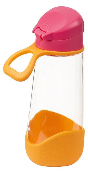 Sportovní láhev na pití, 600ml, b.box, růžovo/oranžová