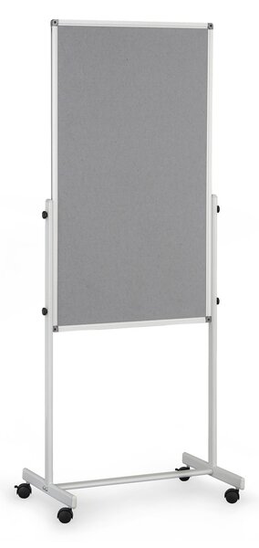 Mobilní tabule, flipchart, kombinovaný povrch, 1200 x 700 mm