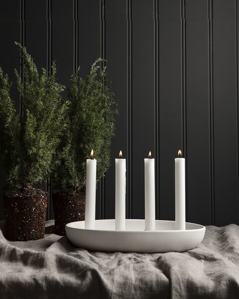 Storefactory Scandinavia Keramický svícen Gröndal - White SF369