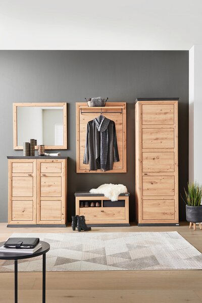 ŠATNÍ PANEL, barvy dubu, 82/115/30 cm Hom`in - Šatní panely