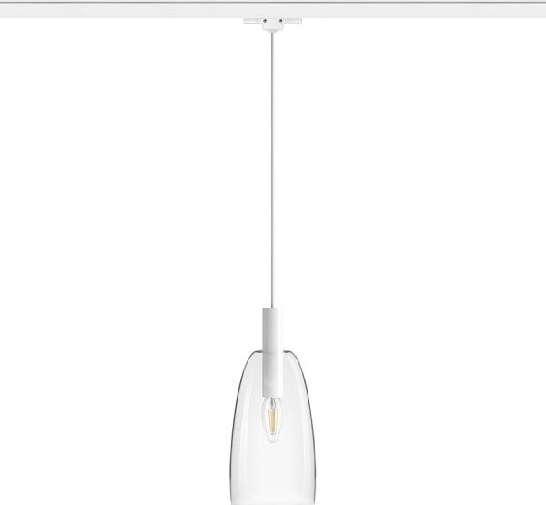 BELLINI pro tříokr. lištu bílá čiré sklo 230V E14 15W - RED - DESIGN RENDL