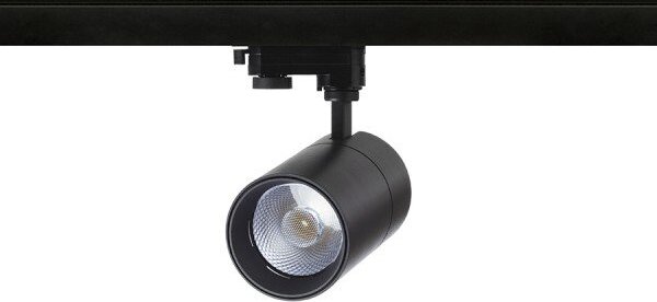 WISH 30 DIMM pro tříokr. lištu černá 230V LED 30W 36° 3000K 4000K 5000K - RED - DESIGN RENDL