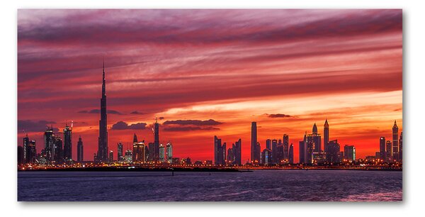 Moderní foto obraz na stěnu Západ slunce Dubaj osh-162023907