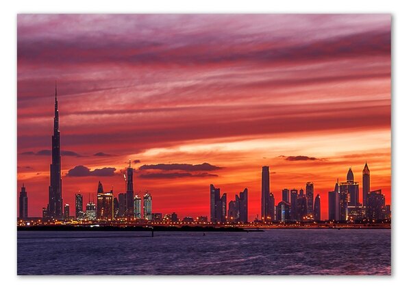 Moderní foto obraz na stěnu Západ slunce Dubaj osh-162023907