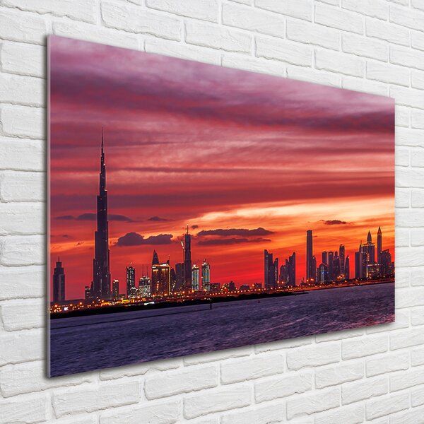 Moderní foto obraz na stěnu Západ slunce Dubaj osh-162023907
