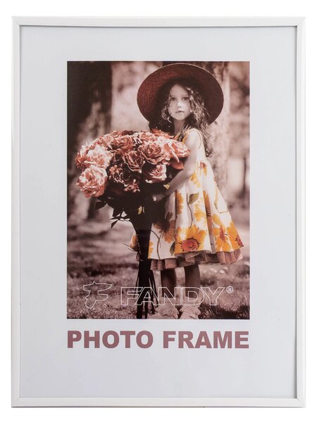 FANDY Plastový rámeček Simple 2 29,7x42 1 bílý