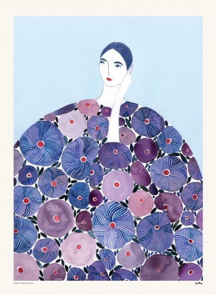 PSTR studio Plakát Lady in Purple