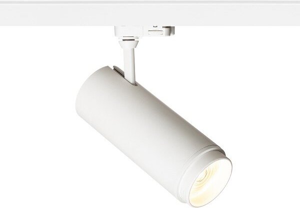 FOCUS 30 DIMM pro tříokr. lištu bílá 230V LED 30W 10 60° 3000K 4000K 5000K - RED - DESIGN RENDL
