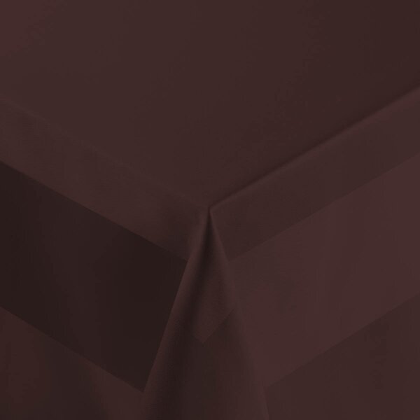 Ubrus Veba ARGON s kantou tmavá hnědá Velikost: 140x140 cm