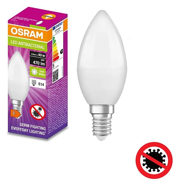 LED Antibakteriální žárovka B40 E14/4,9W/230V 4000K - Osram