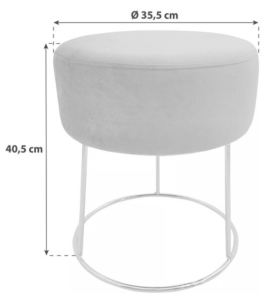 TABURET, textil, 35,5/40,5/35,5 cm Echtwerk - Taburety, Online Only