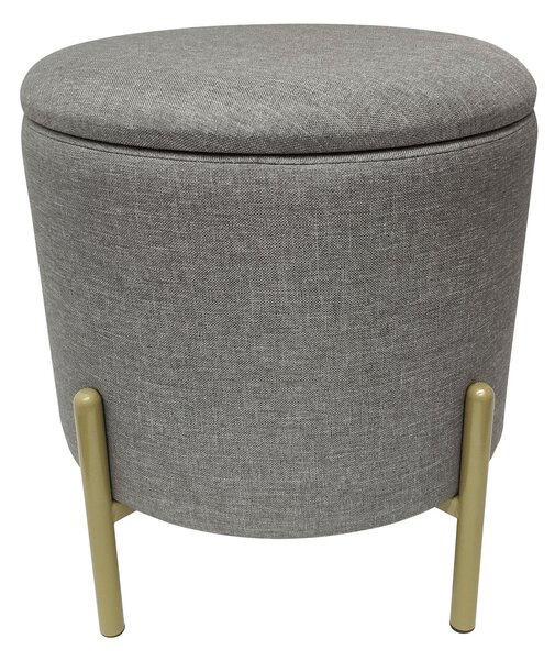 TABURET, textil, 36/40/36 cm Echtwerk - Taburety, Online Only