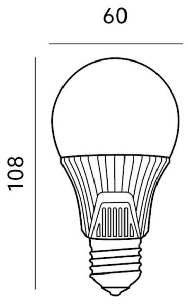 LED Žárovka se senzorem E27/9W/230V 6500K