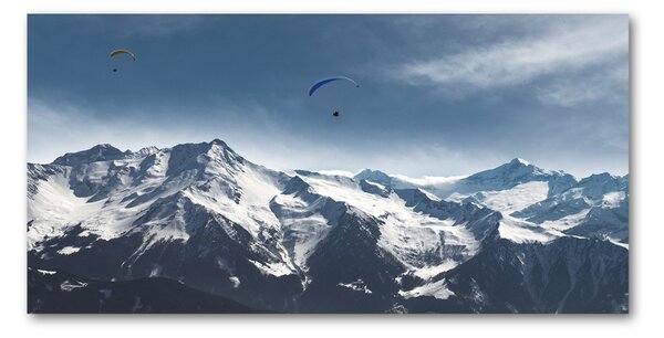Foto obraz fotografie na skle Paragliding Alpy osh-175499481