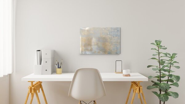 ALLboards METAL MB64_00101 Magnetická kovová tabule zlatý beton 60x40 cm