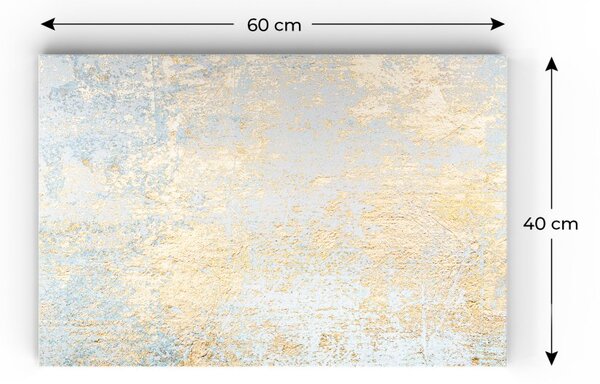 ALLboards METAL MB64_00101 Magnetická kovová tabule zlatý beton 60x40 cm