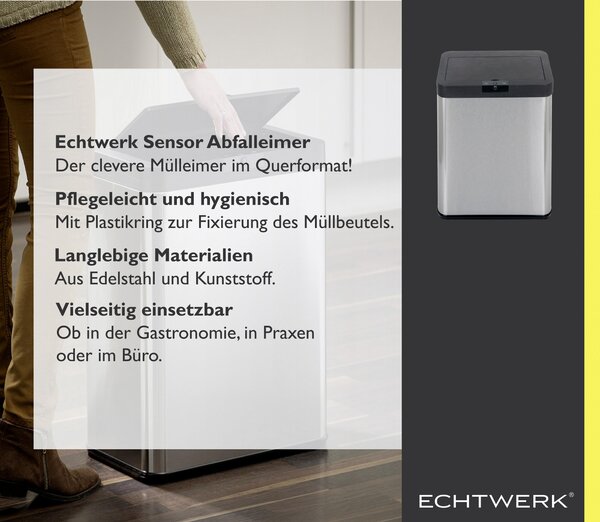 ODPADKOVÝ KOŠ 48 l Echtwerk - Online Only domácnost & úklid, Online Only