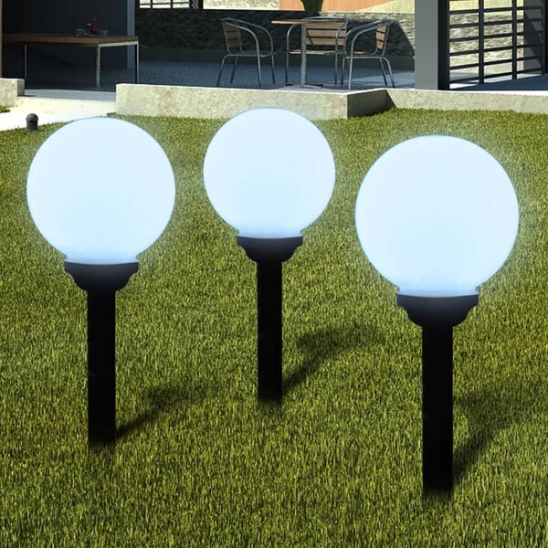 Venkovní osvětlení příjezdové cesty 6 ks LED 20 cm se zápichem
