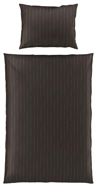 OBOUSTRANNÉ POVLEČENÍ, satén, hnědá, 140/200 cm Dieter Knoll - Povlečení