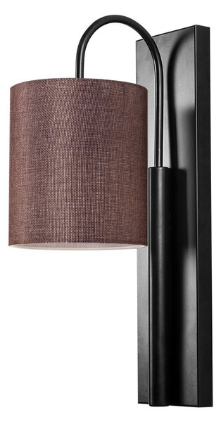 Opviq Nástěnná lampa Baston II černá/hnědá