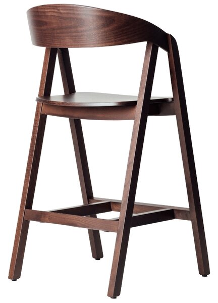 FormWood Ořechová barová židle Henry 63,5 cm