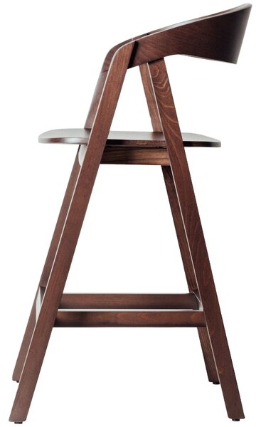 FormWood Ořechová barová židle Henry 63,5 cm
