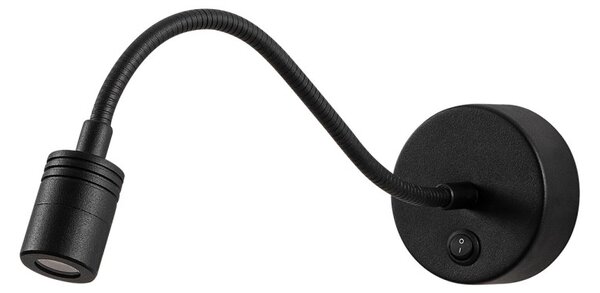 Opviq Nástěnná lampa Reading I černá