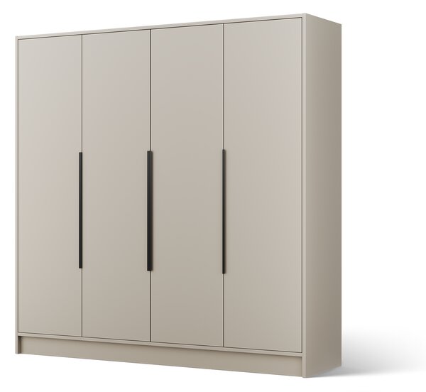 ADRK Šatní skříň Palladio KB 200, kašmír/madlo černé