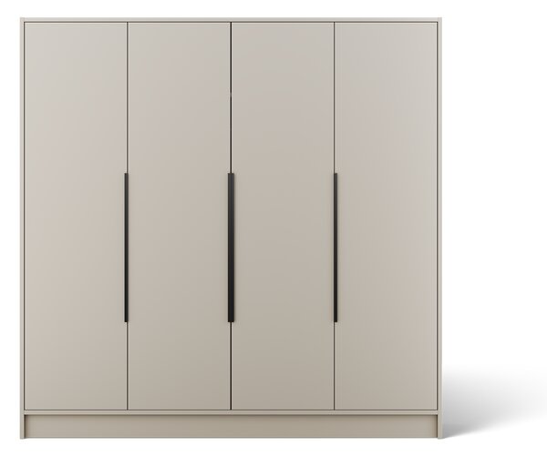ADRK Šatní skříň Palladio KB 200, kašmír/madlo černé
