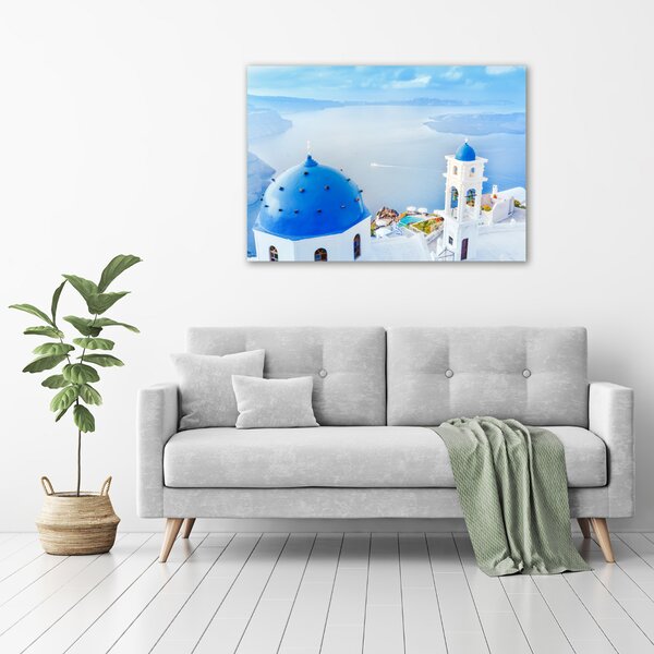 Moderní fotoobraz canvas na rámu Santorini Řecko oc-183531188
